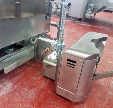 Stainless Maxi motormover in food industry
